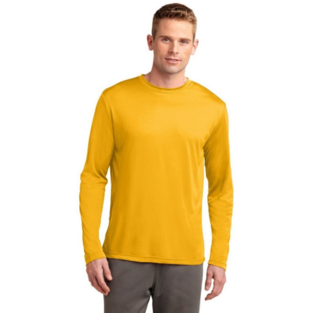 Sport-Tek Long Sleeve PosiCharge Competitor Tee. ST350LS - Gold